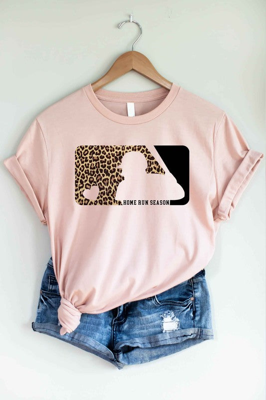 BASEBALL HOME RUN GRAPHIC T-SHIRT