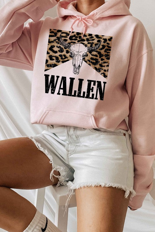 LEOPARD WALLEN GRAPHIC HOODIE