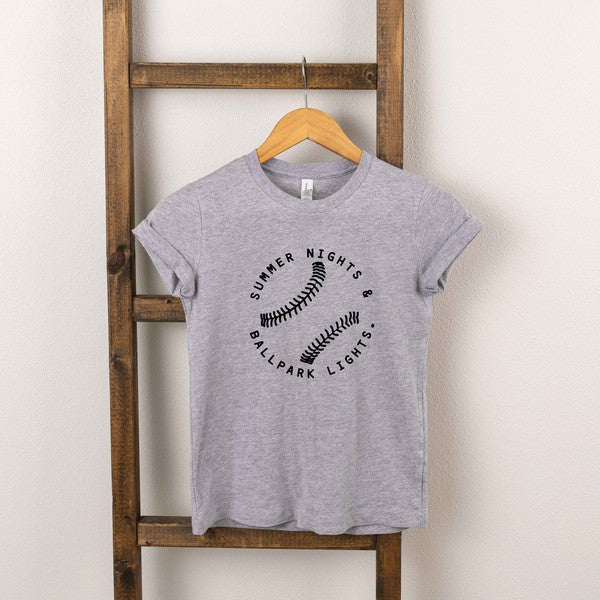 Summer Nights And Ballpark Lights Toddler Tee