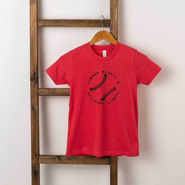 Summer Nights And Ballpark Lights Toddler Tee