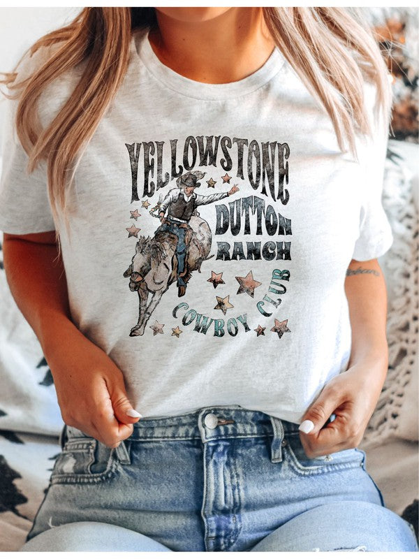 Yellowstone Cowboy Club Graphic Tee