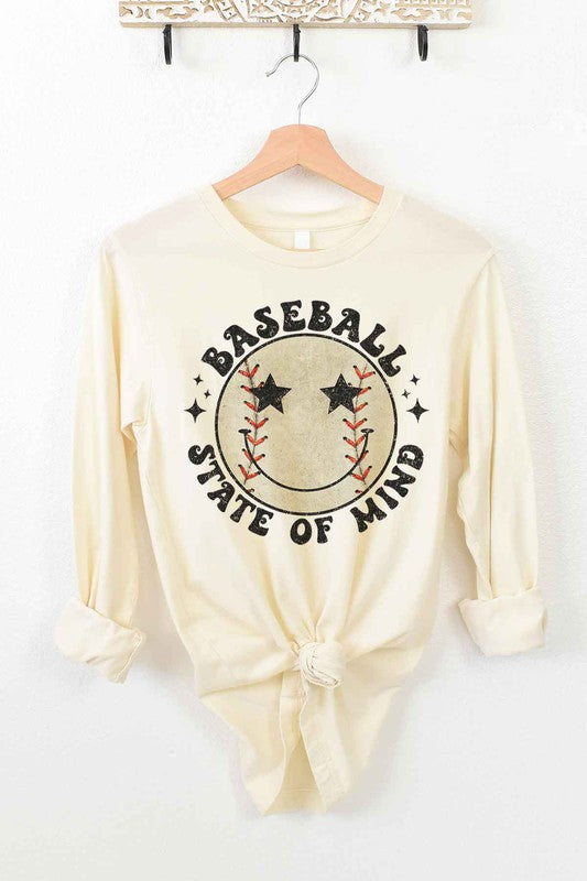 BASEBALL STATE OF MIND LONG SLEEVE TEE